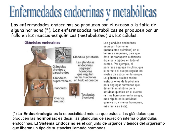 Enfermedades endocrinas y metabolicas